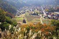 白川村全景