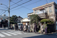 箱根板橋の町並みを歩く