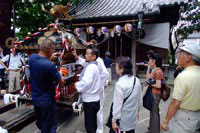 八幡神社の江戸期の立派な宮神輿