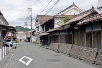 旧山陽道沿いの町並み