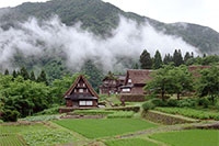越中五箇山の山村集落（富山県）