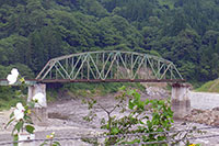 流出した第４橋梁