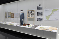 地元鉄道の紹介。名取紀之氏の
尾小屋鉄道写真も展示