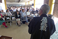 小谷村の茅葺職人 松澤さんの発表