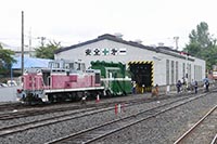 小坂駅構内はそのまま生きている
ＤＤ１３０形も動態保存