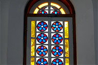 大曾教会堂のステンドグラス