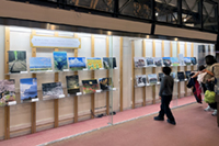 長浜鉄道スクエアでの展示風景