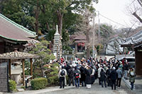 大仙寺境内にて